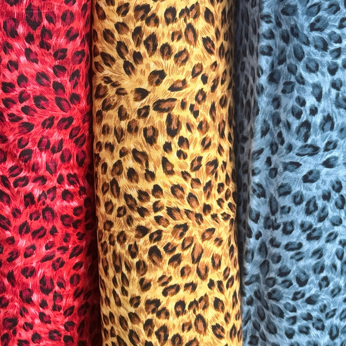 100% Cotton Poplin Fabric Rose & Hubble Animal Leopard Spots 45" - Bull Ring Fabrics