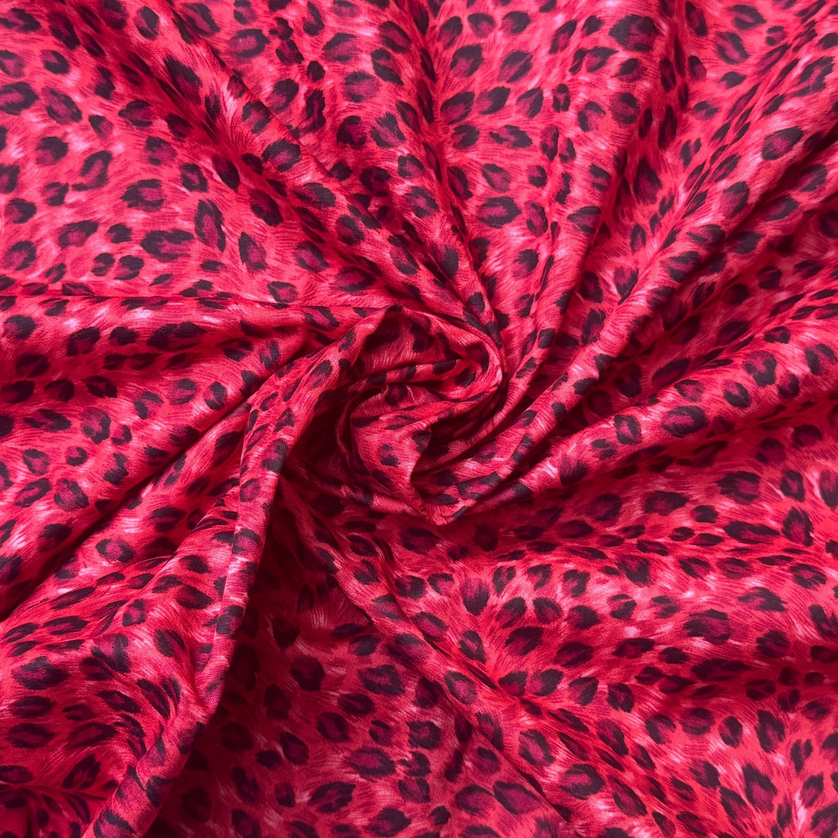 100% Cotton Poplin Fabric Rose & Hubble Animal Leopard Spots 45" - Bull Ring Fabrics