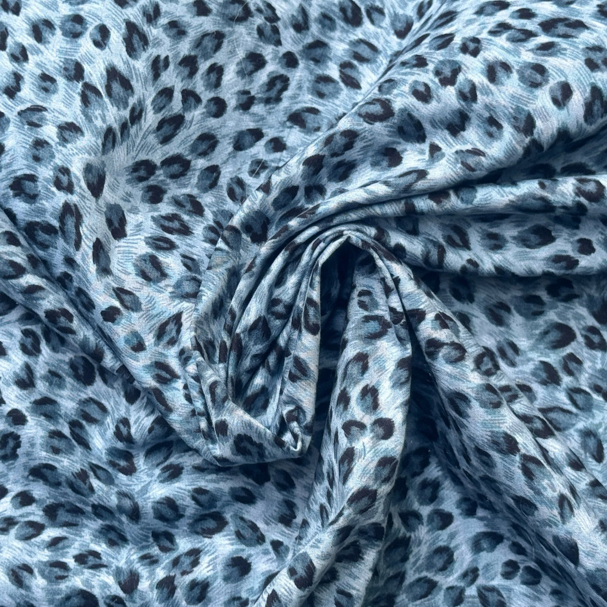 100% Cotton Poplin Fabric Rose & Hubble Animal Leopard Spots 45" - Bull Ring Fabrics