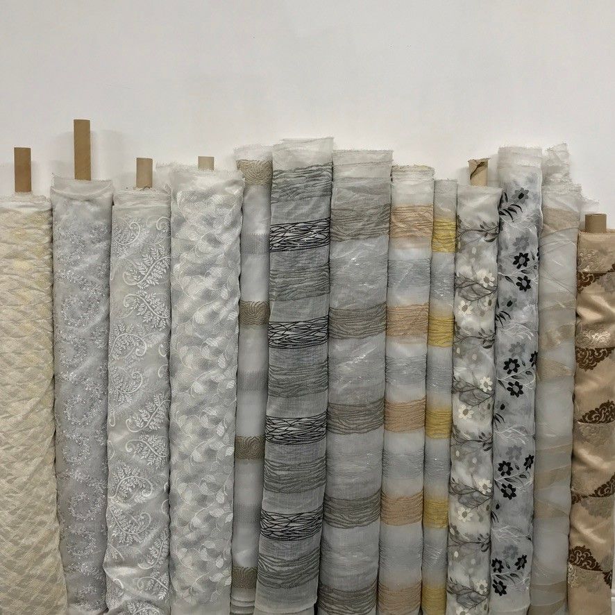 100m Wholesale Turkish Cotton Muslin Fabric Window Voile Draping 54" Job Lot - Bull Ring Fabrics