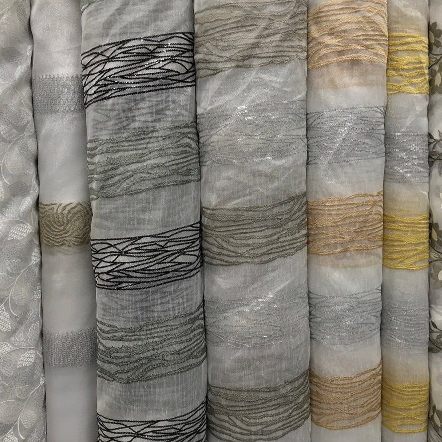 100m Wholesale Turkish Cotton Muslin Fabric Window Voile Draping 54" Job Lot - Bull Ring Fabrics