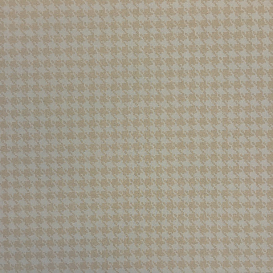 Cream Houndstooth Heavy Cotton Canvas Fabric, Ottilie Stevenson 140cm - image 4 - Bull Ring Fabrics