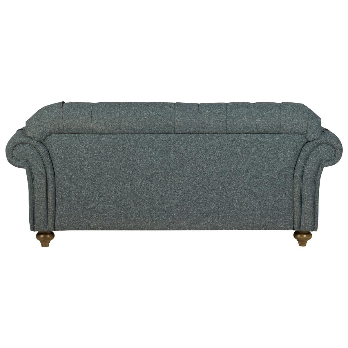 Bordeaux Button Back Blue Fabric 2 Seater Sofa