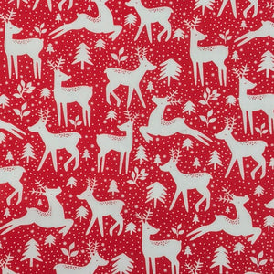 Christmas Polycotton Fabric – Rudolph Snow, 45” Wide | Crafting, Quilting & Sewing Material