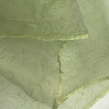 20m Crinkle Organza Fabric Dress Draping Crafts 54" Sage Green - Bull Ring Fabrics