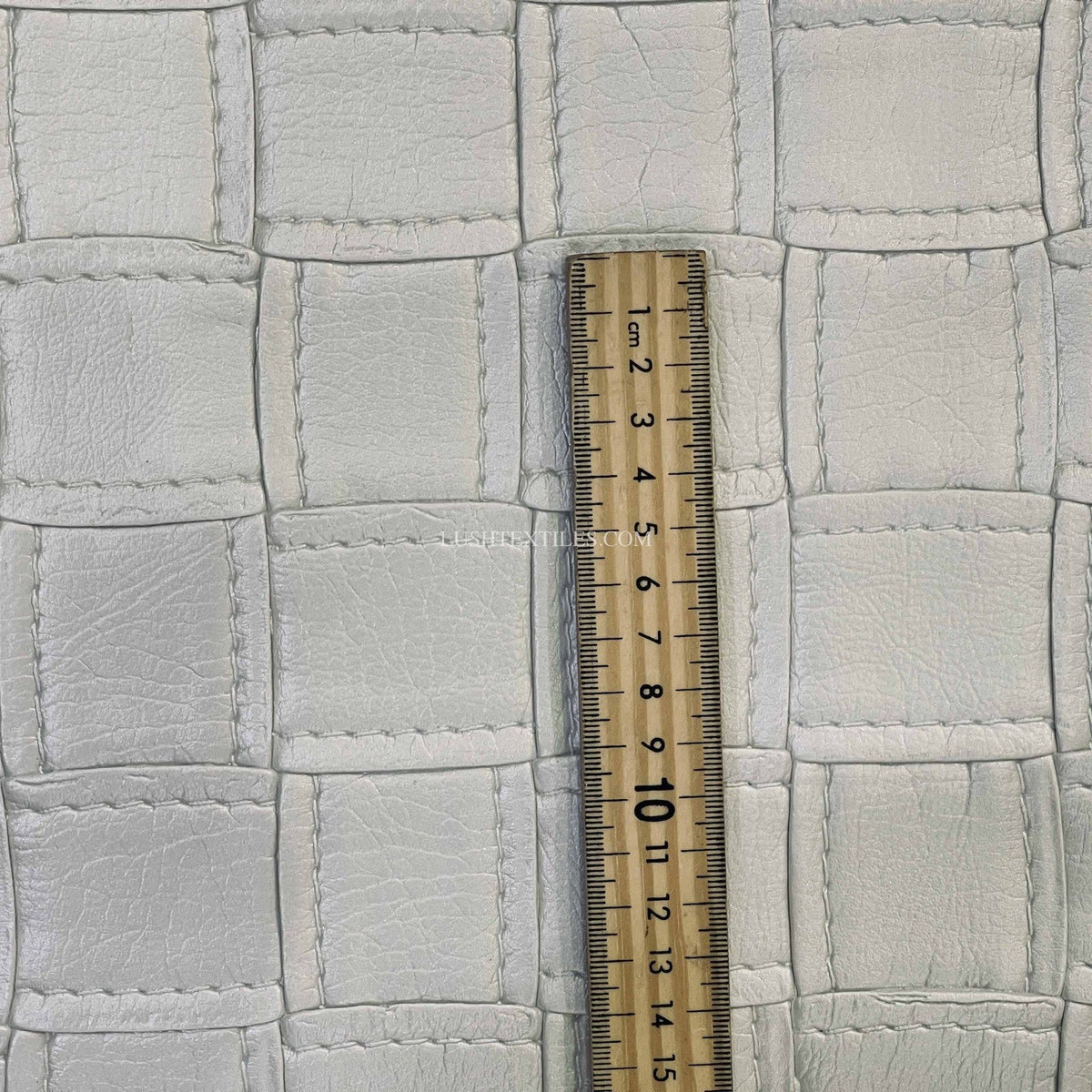 20m Vinyl Box Quilted Faux Leather Fabric Square Heavy Upholstery Sofa - Bull Ring Fabrics