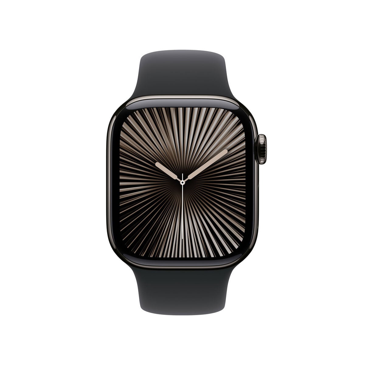 Apple Watch Series 10 GPS + Cellular, 42mm Titanium Case with Sport Band M/L