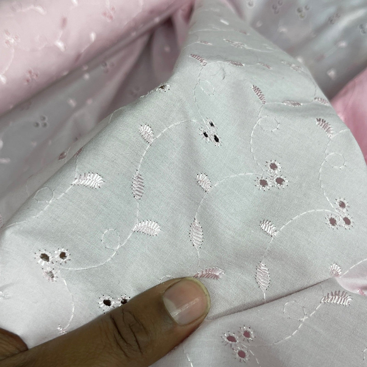 3 Hole Cotton Broderie Anglaise Summer Dress Blouse Skirt Kids Clothing Top 45” - Bull Ring Fabrics
