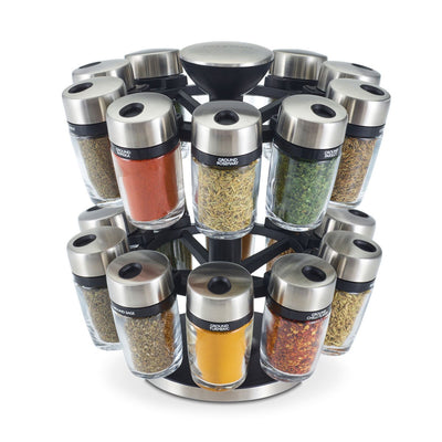 Cole & Mason 20 Jar Filled Spice Rack Carousel