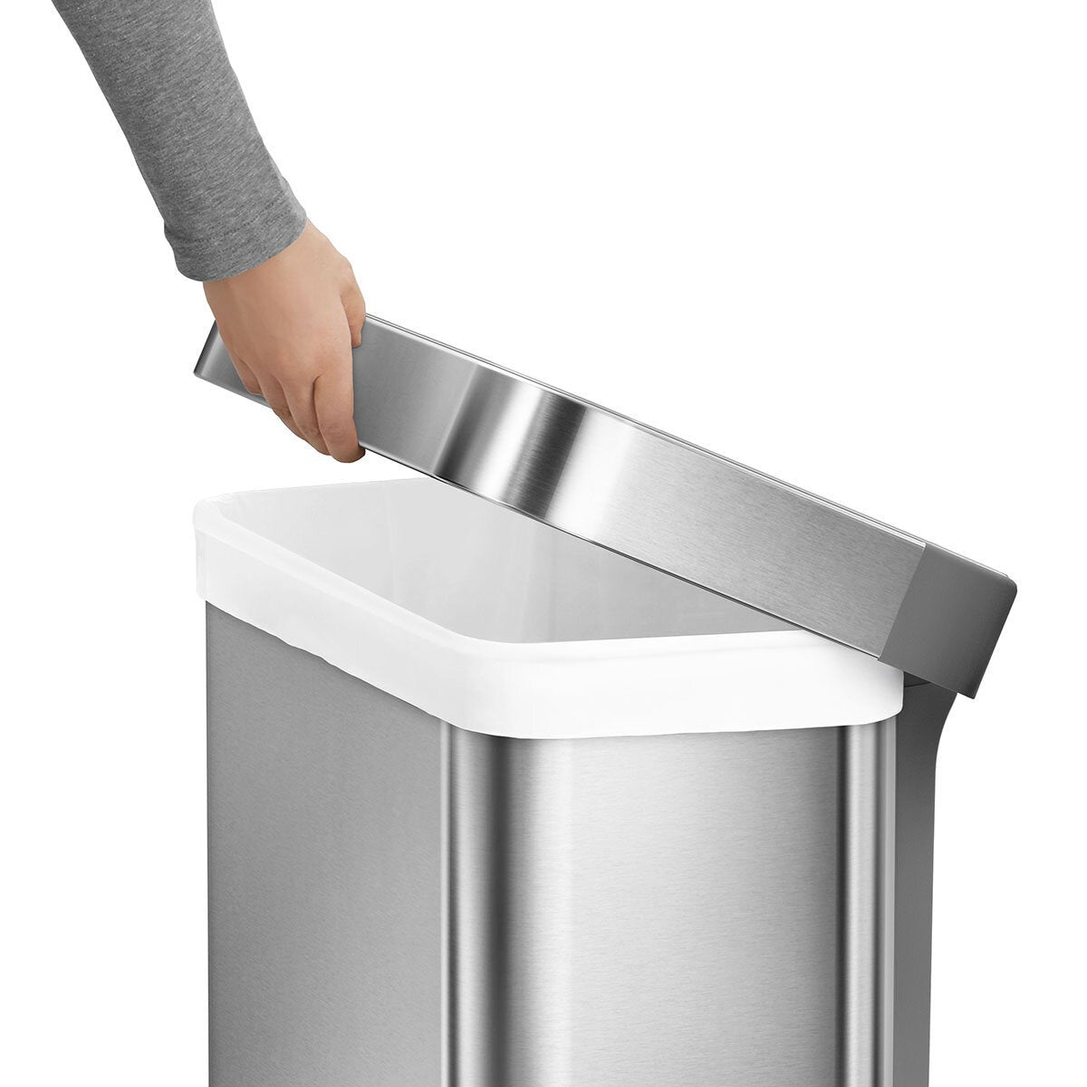 simplehuman Rectangular Step Can Bin 55L