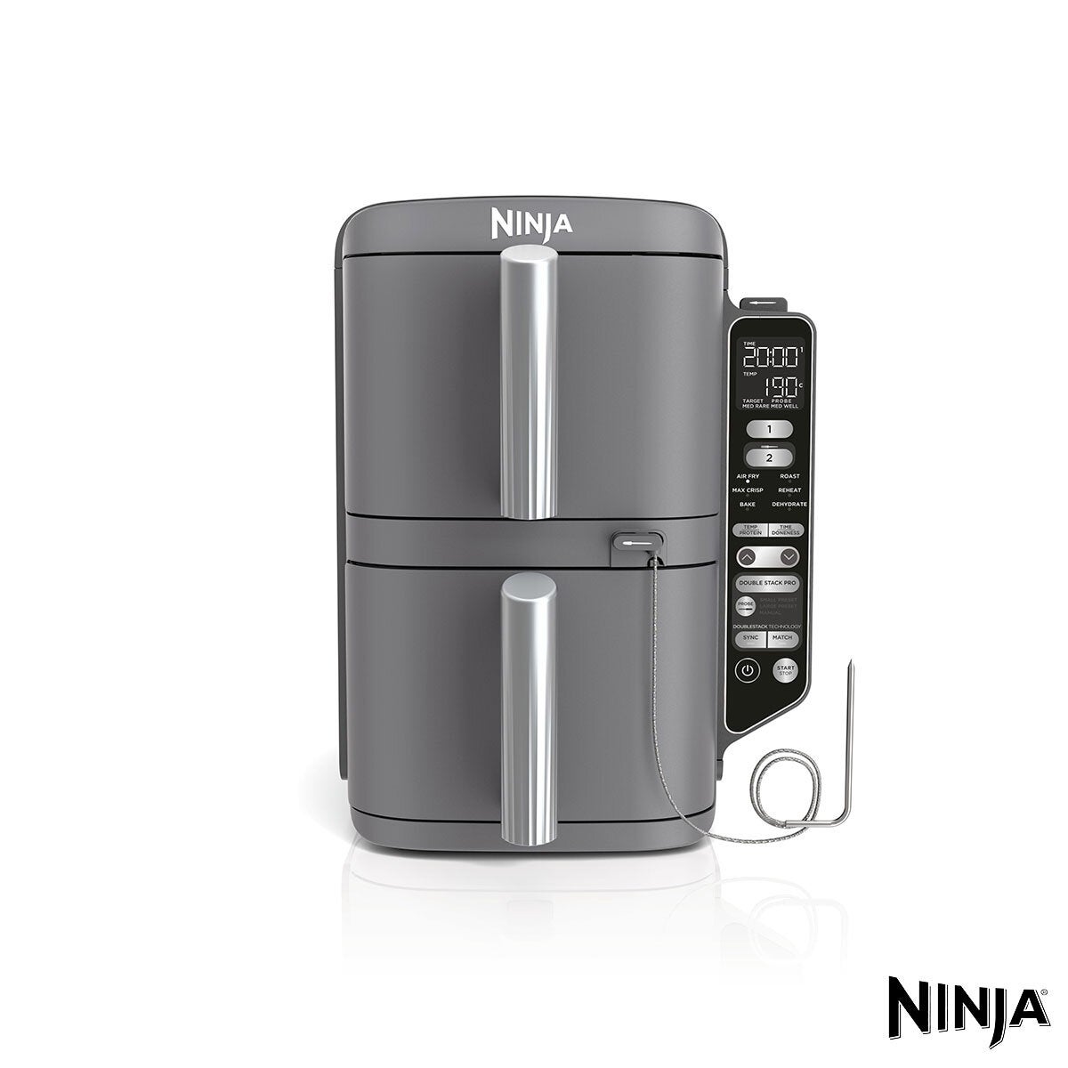 Ninja Double Stack 9.5L Air Fryer with Smart Cook System (SL451UK)