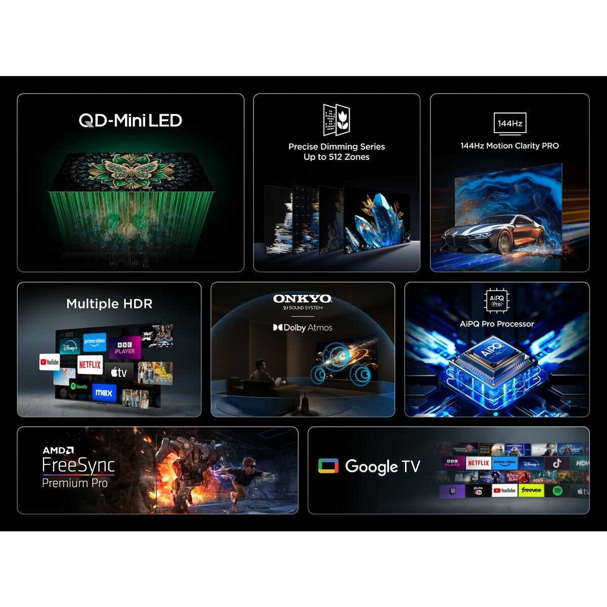 TCL 65C6K 65 Inch Mini LED Smart TV