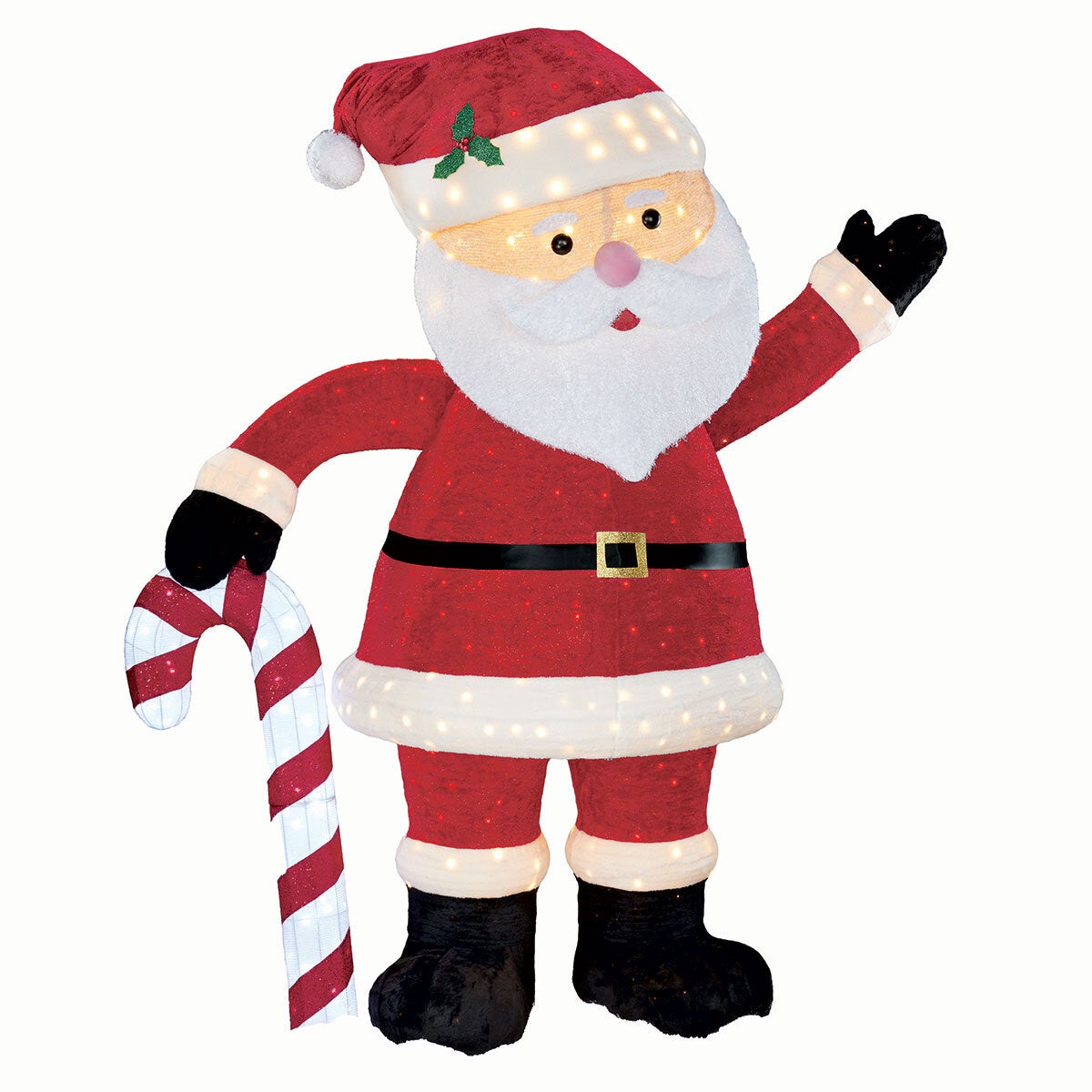 9ft Pop Up Santa With LED Lights