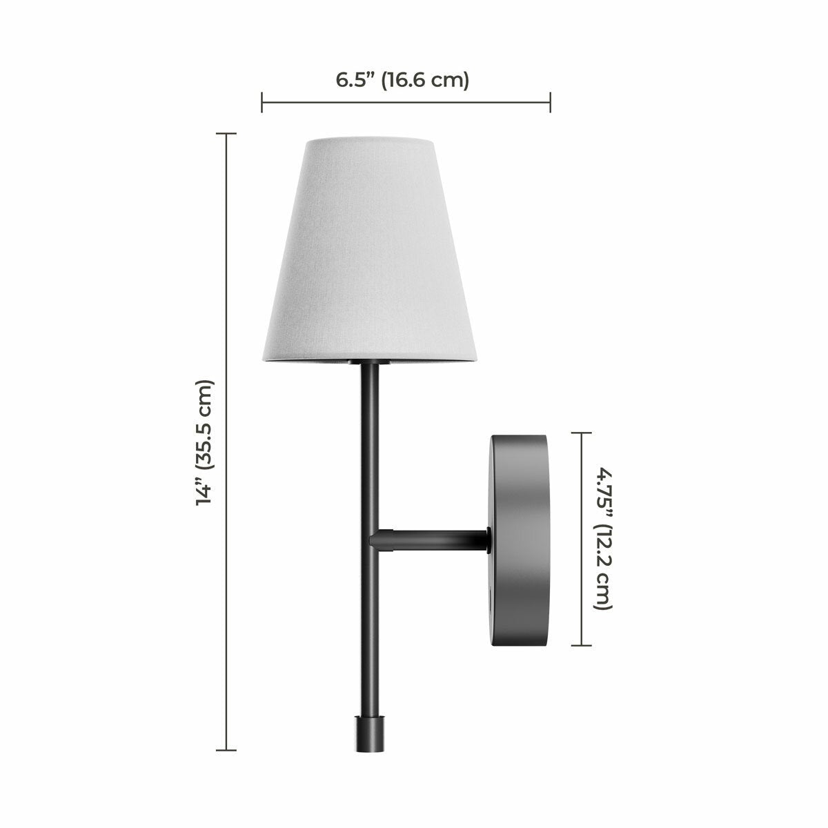 Globe Electric Wireless Rechargeable LED Integrated Wall Sconce, 2 Pack in 2 Col