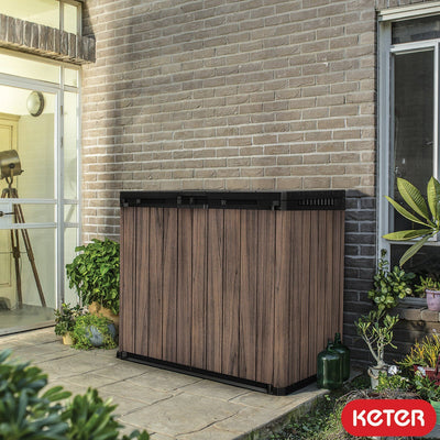 Keter Rosewood 1,150 Litre Horizontal Storage Shed
