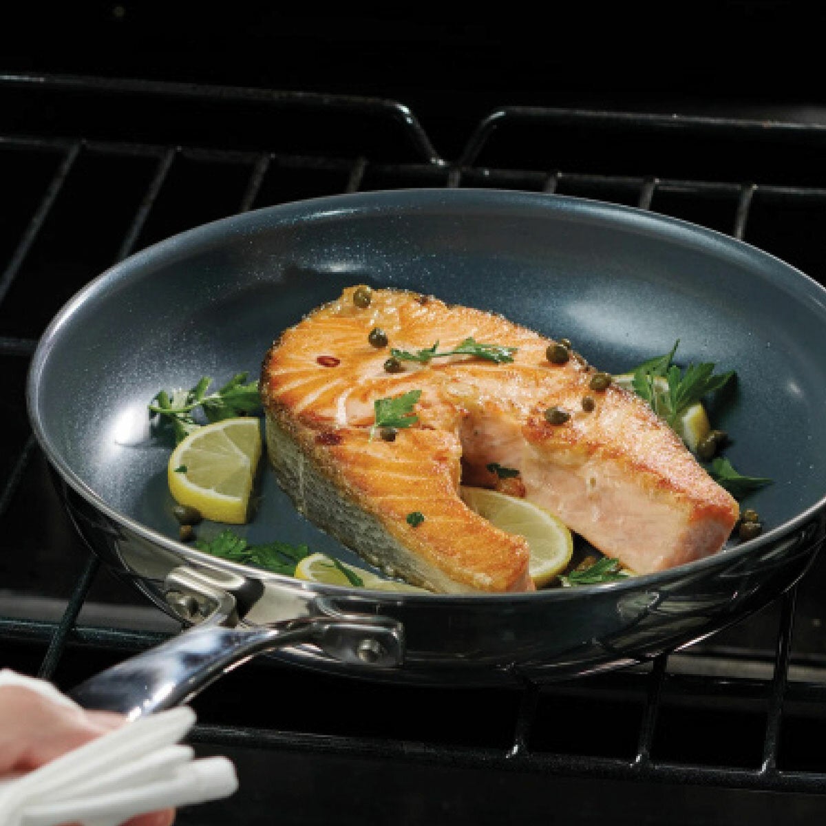 Tramontina Ceramic Hard Anodised Fry Pan Set, 2 Piece