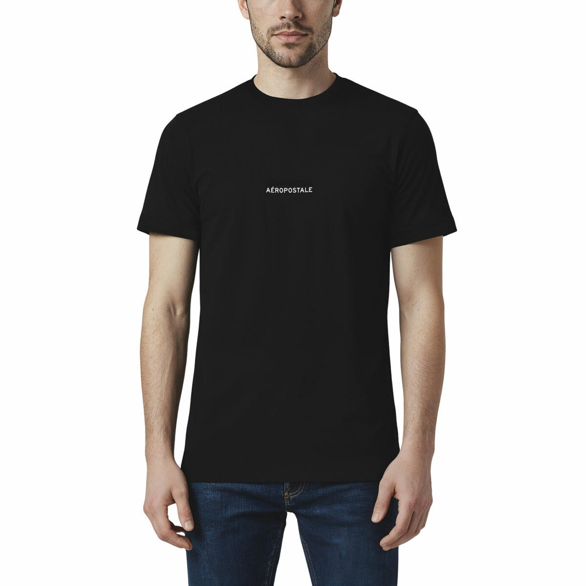 Aeropostale Men's T-Shirt - Black