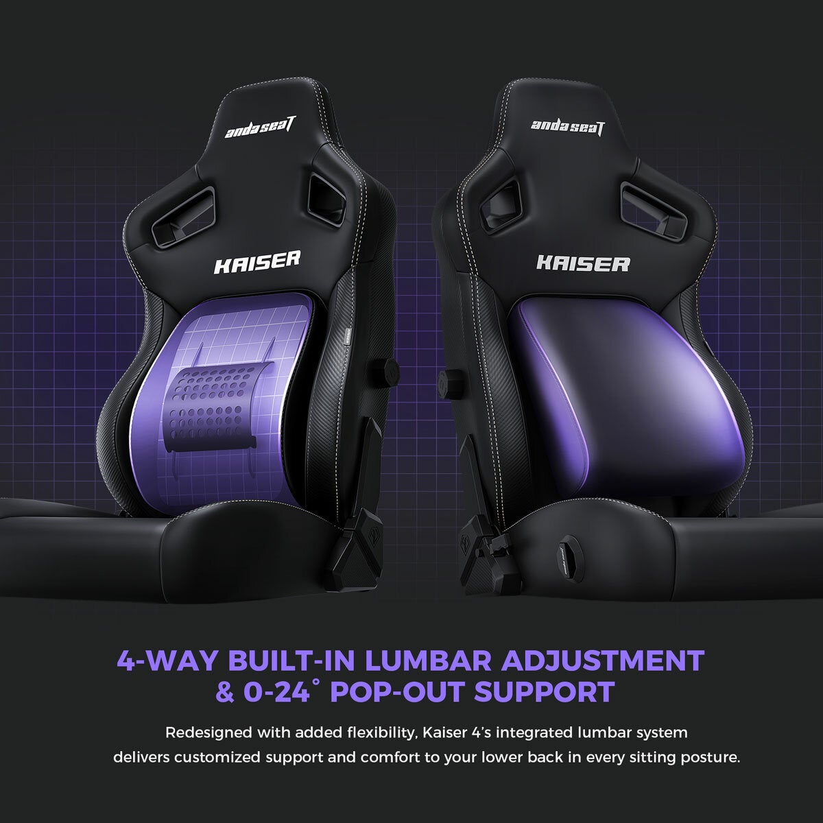 anda seaT Kaiser 4 Series XL Gaming Chair, Black