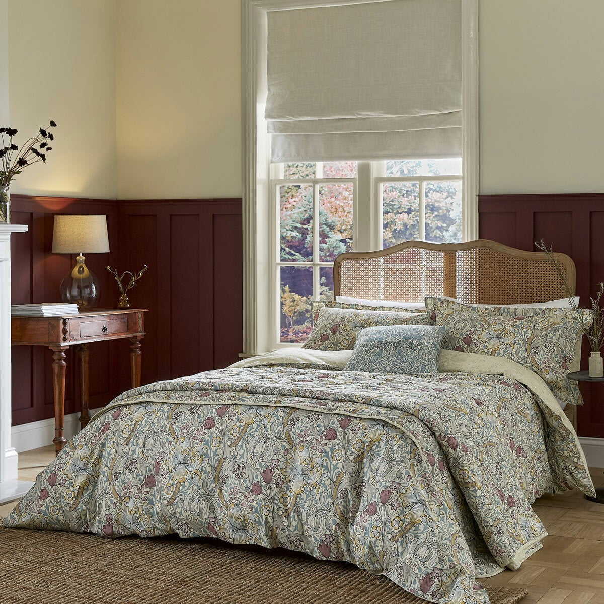 Morris & Co. Golden Lily Duvet Cover Set, in 3 Sizes