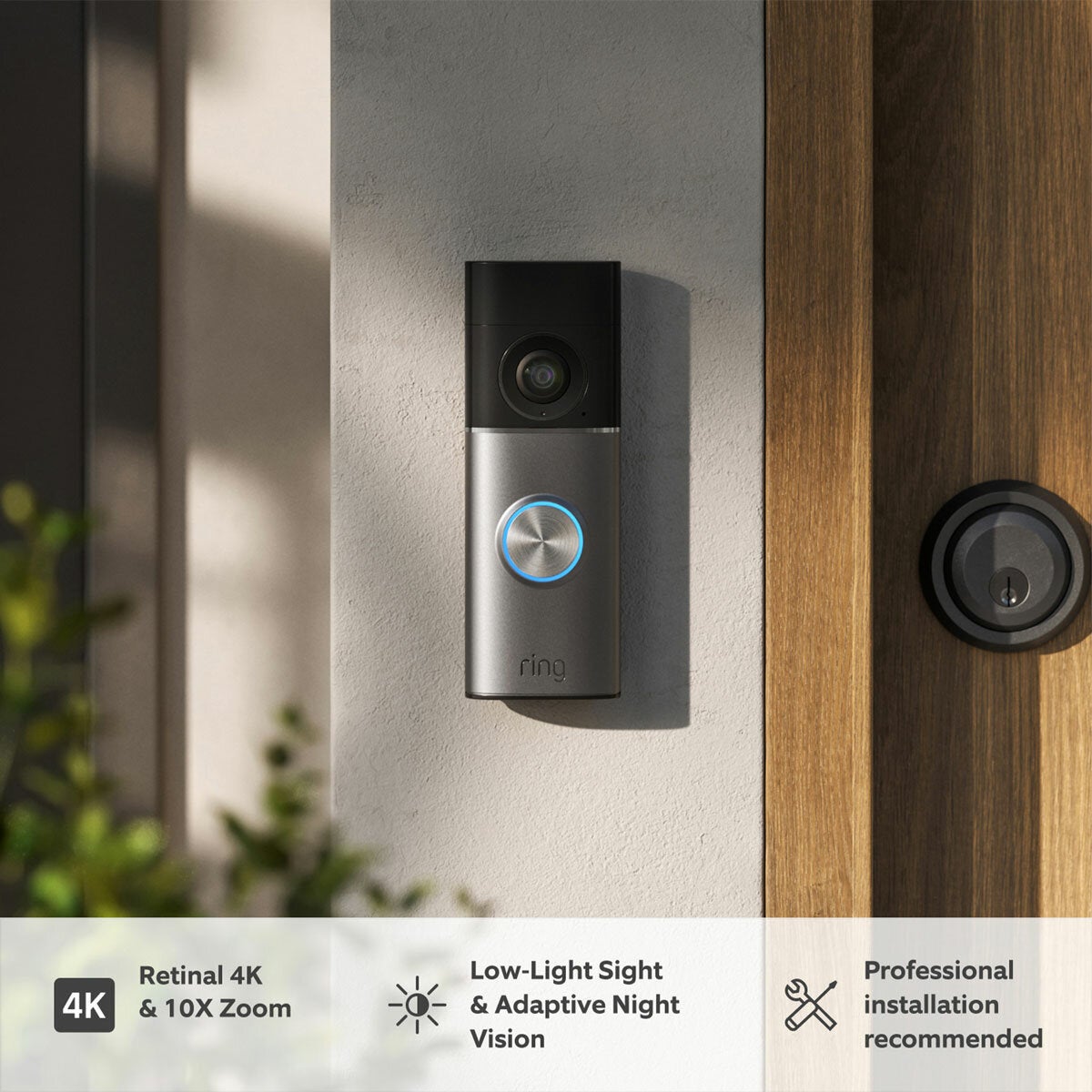 Ring Hardwired Video Doorbell Pro (3rd Gen) + Chime (3rd Gen)