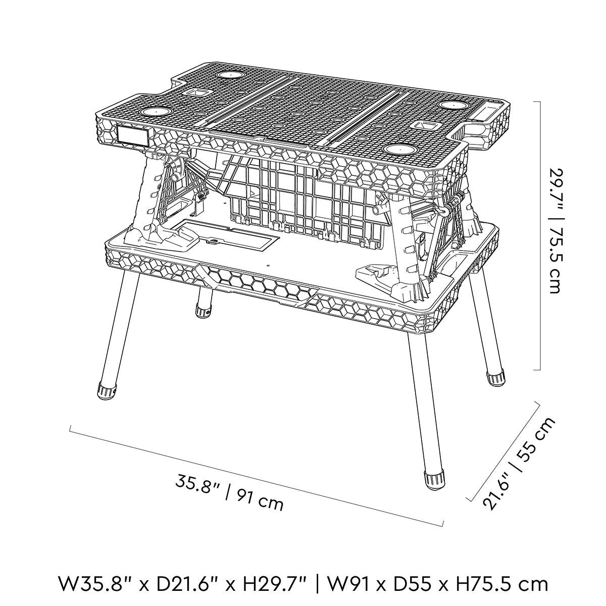 Keter V2 Folding Work Bench Table