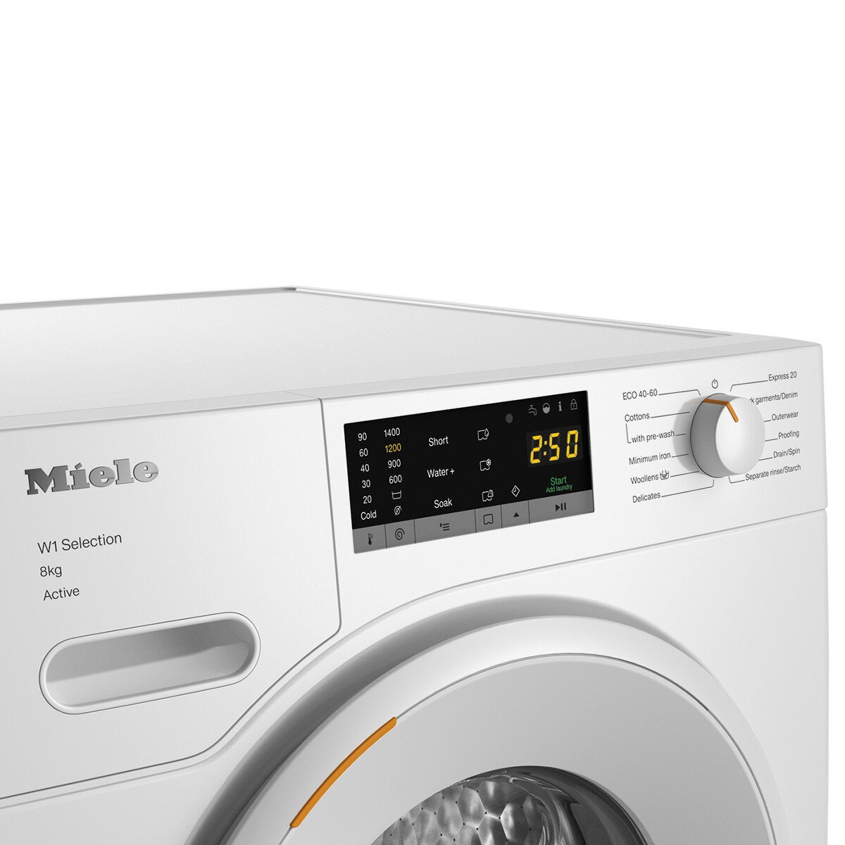 Miele WSA123 WCS 8kg Washing Machine, A Rated, White
