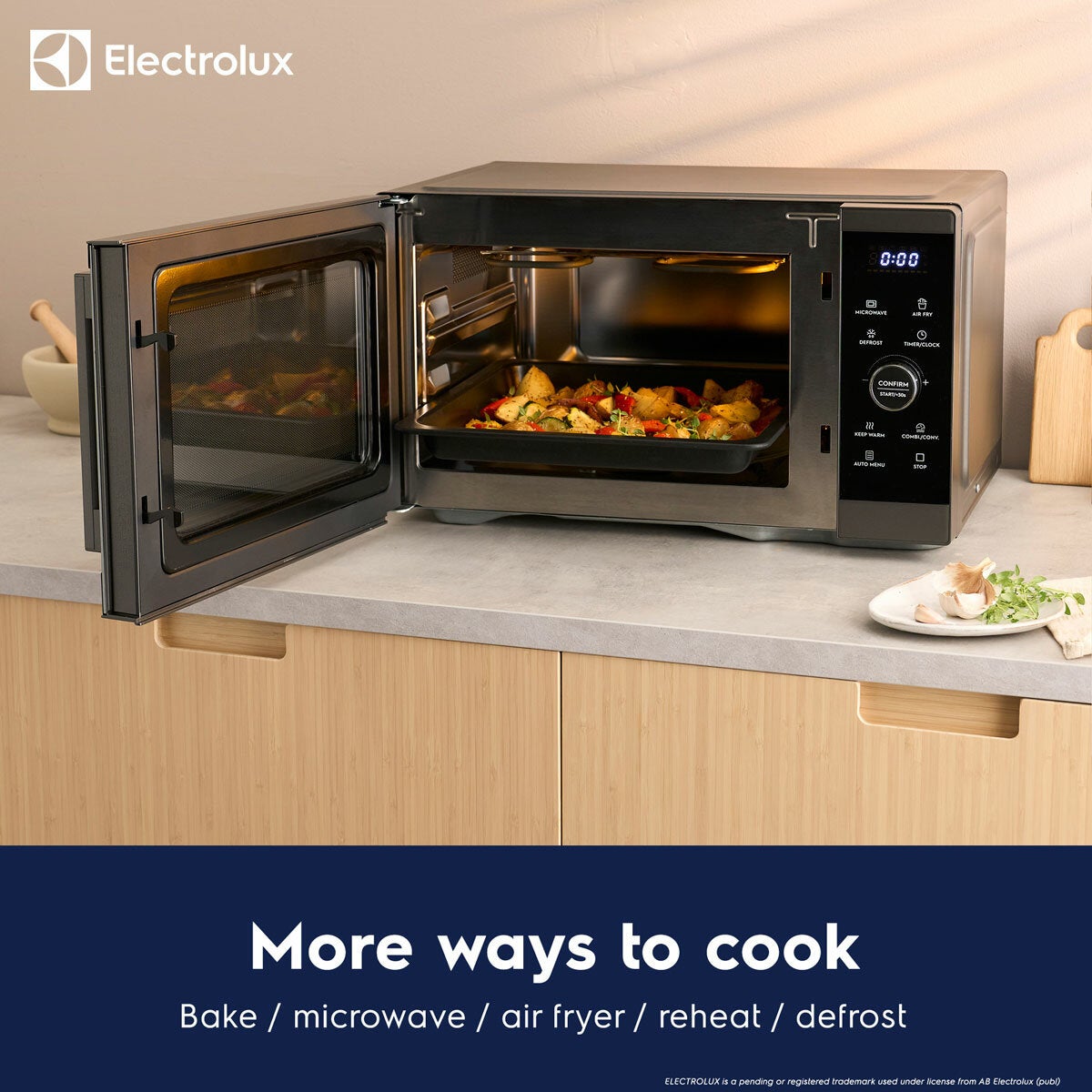 Electrolux SDA2868ELGRY 26L 5-in-1 Combination Microwave in Grey