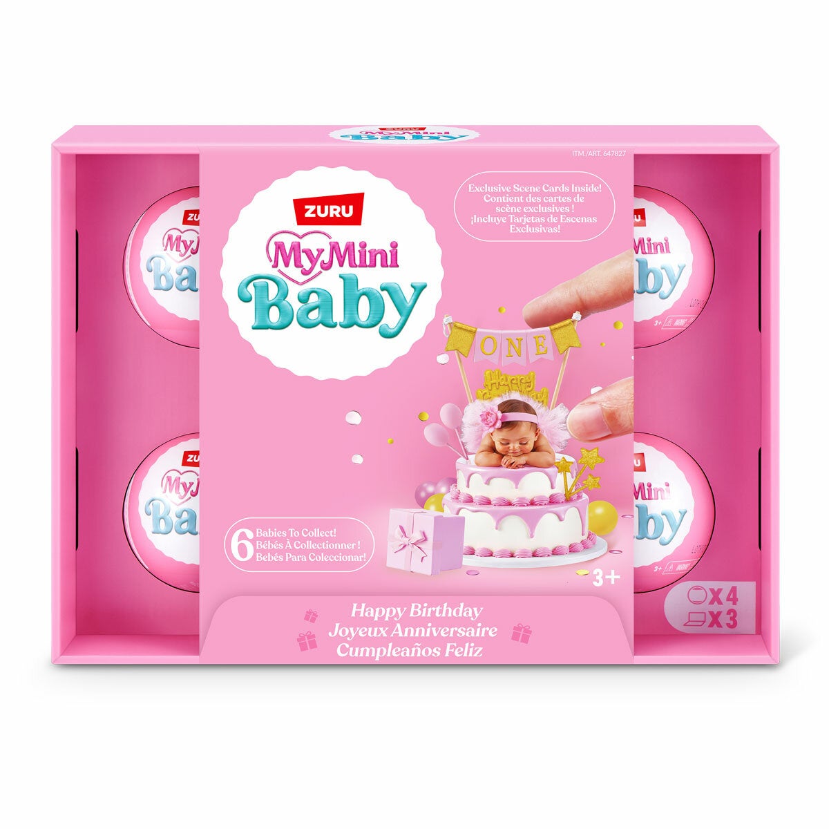 Zuru My Mini Baby - My Birthday - 4 pack (4+ Years)