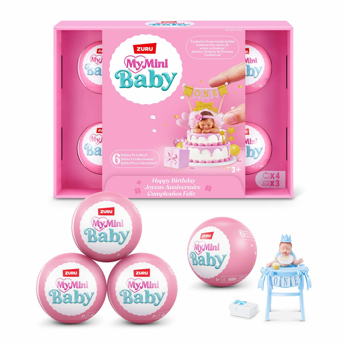 Zuru My Mini Baby - My Birthday - 4 pack (4+ Years)