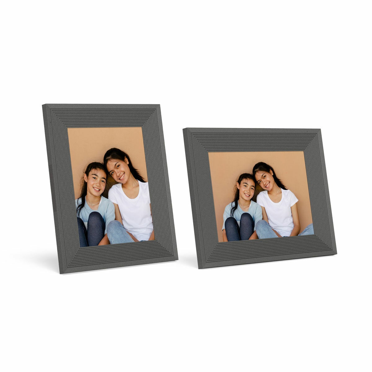 Aura Parker Frame, Reeded Slate