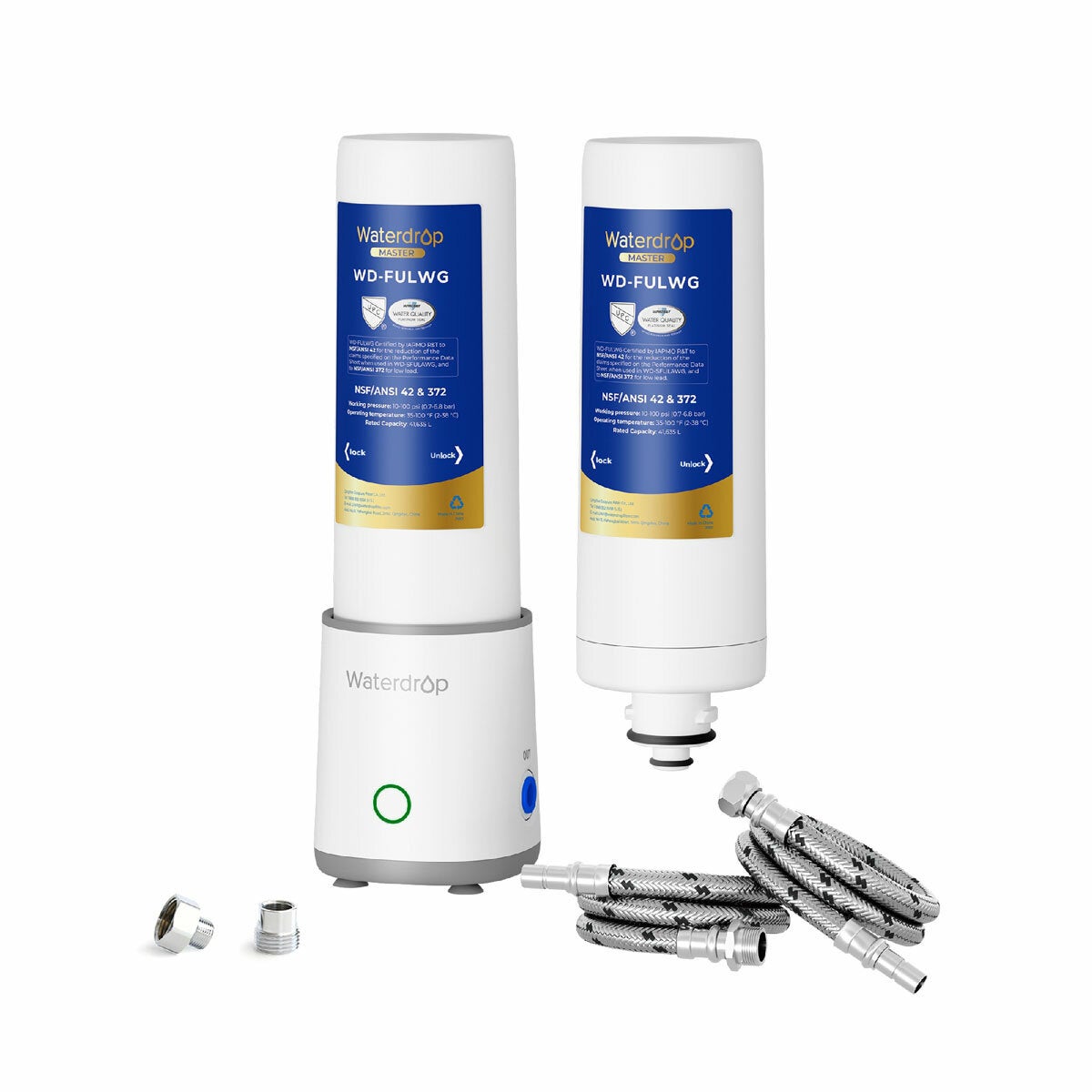 Waterdrop Under-Sink Water Filter System + Replacement Filter
