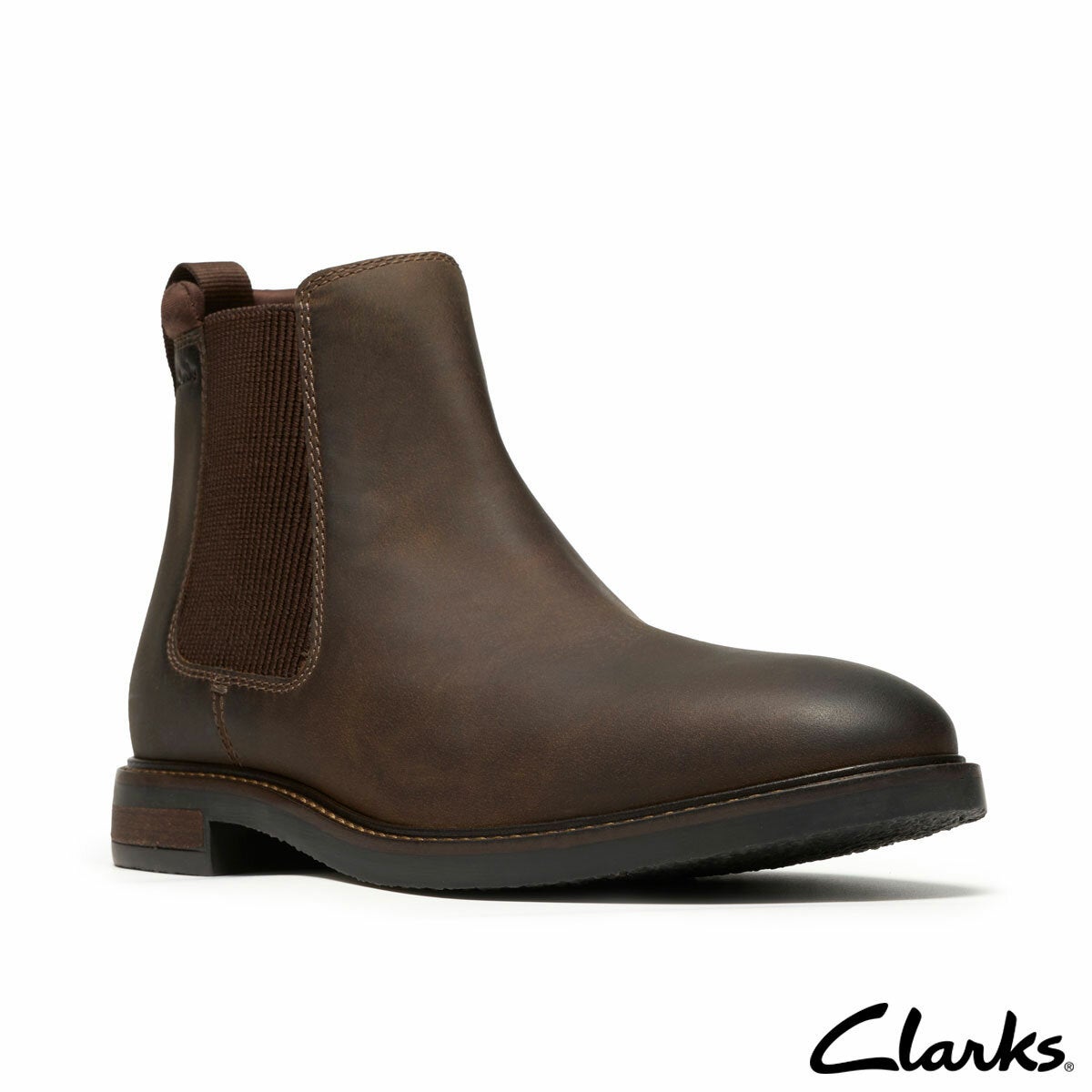 Clarks Men's Jaxen Go Chelsea Boot - Brown