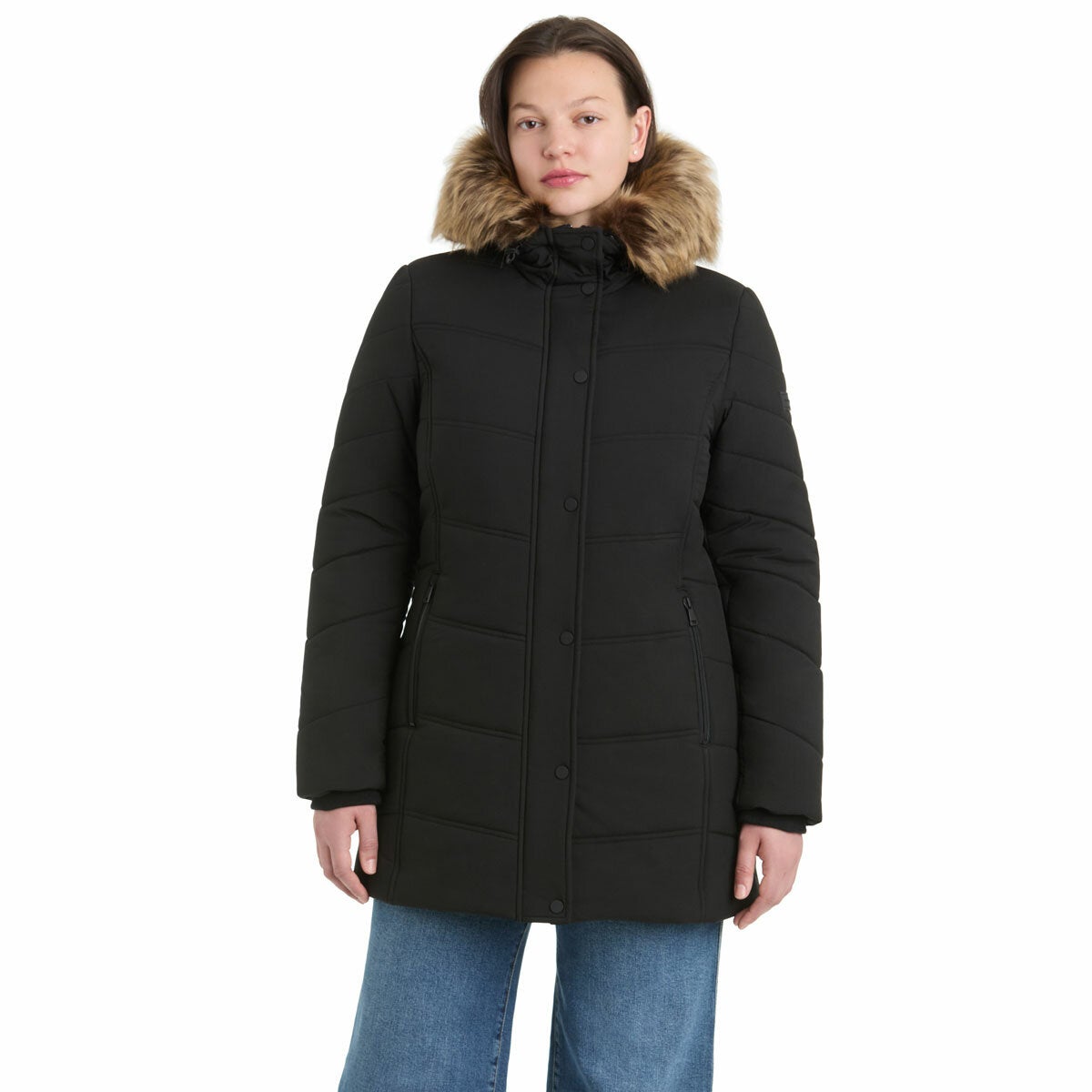 Sanctuary Women's Quilted Coat - Black