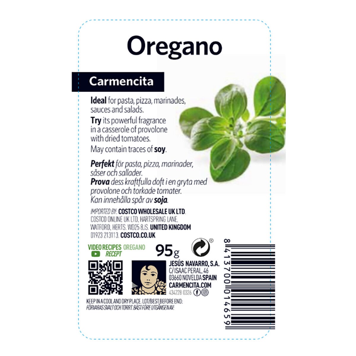 Carmencita Oregano, 95g