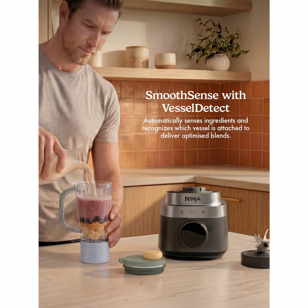 Ninja LB301UKBK CrushBOSS 2-in-1 Blender Duo with BlendBOSS Tumbler in Onyx