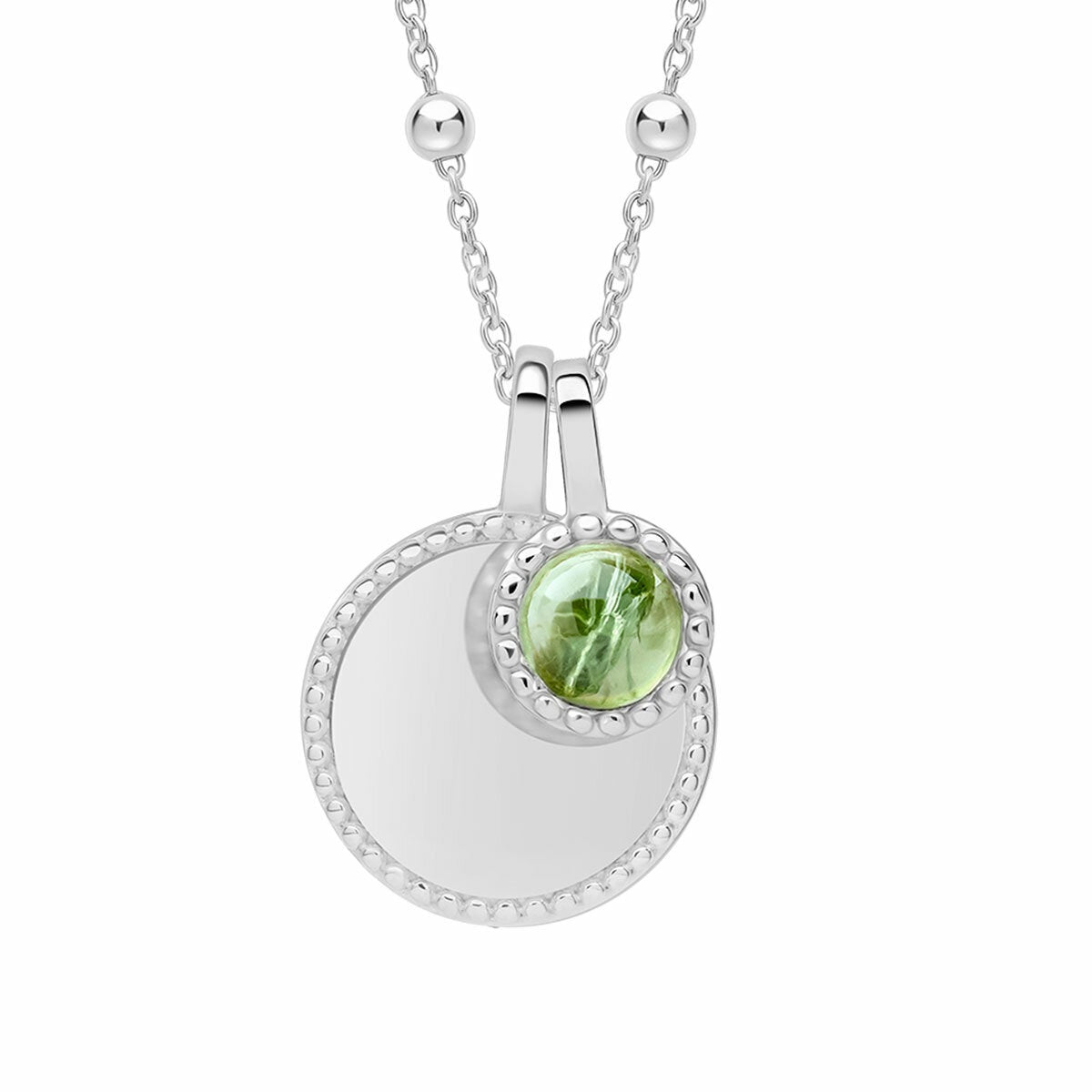 Beginnings Silver Birthstone Necklace