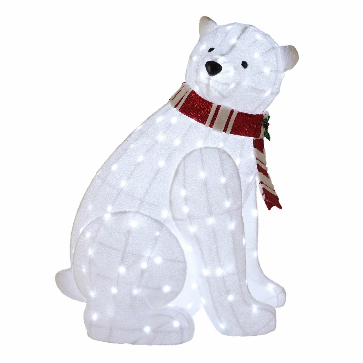Outdoor Lit Polar Bears - Pack Of 2