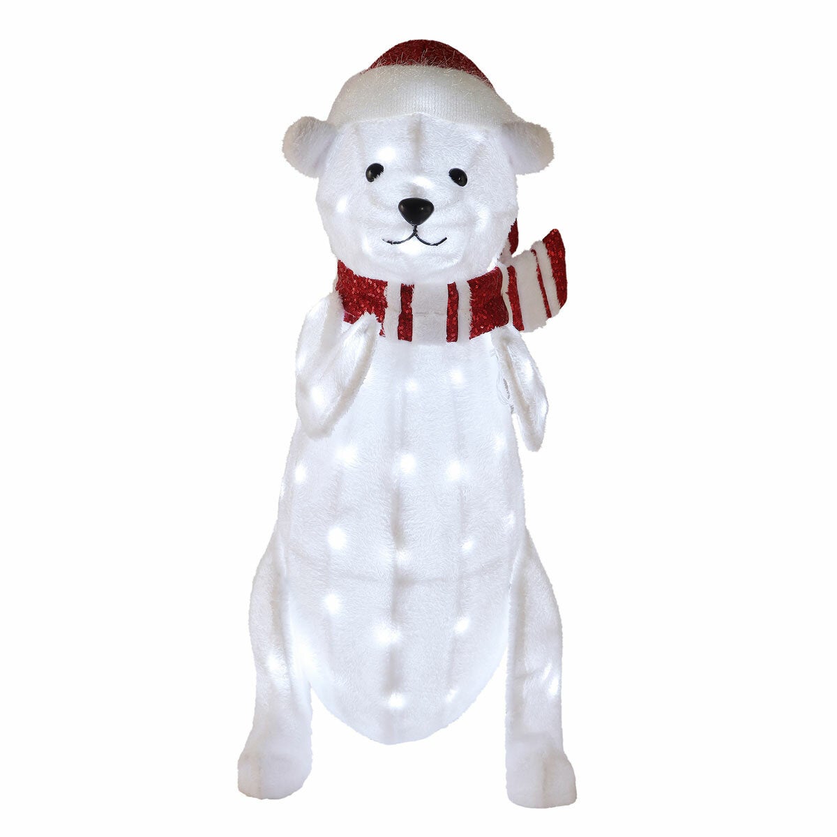 Outdoor Lit Polar Bears - Pack Of 2