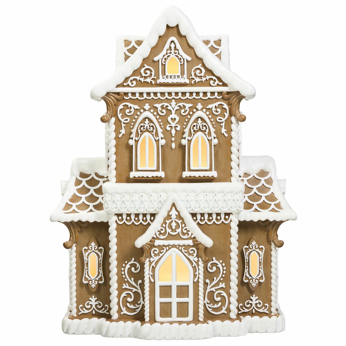 Gingerbread House With LED Lights