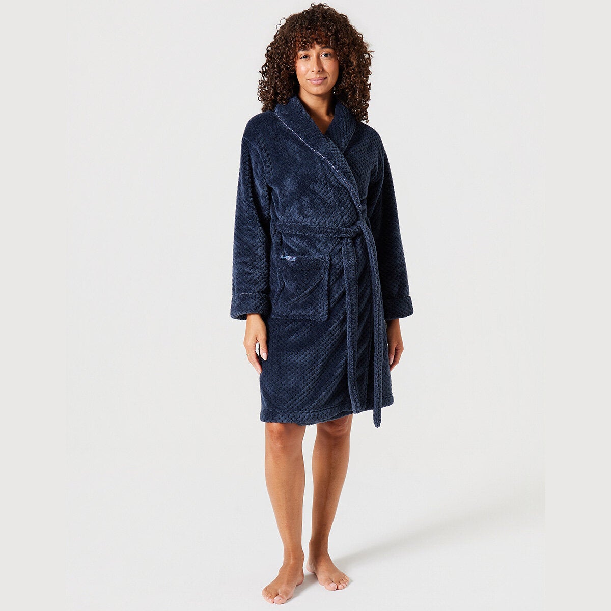 Ted Baker Women's Waffle Robe - Navy
