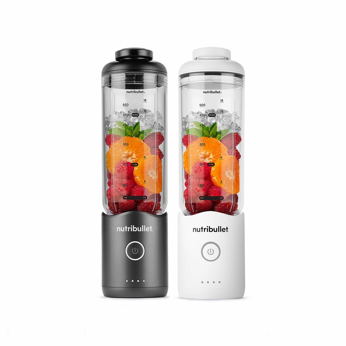 NutriBullet Dual Flex 2 Pack Portable Blender in 2 Colours - White & Graphite