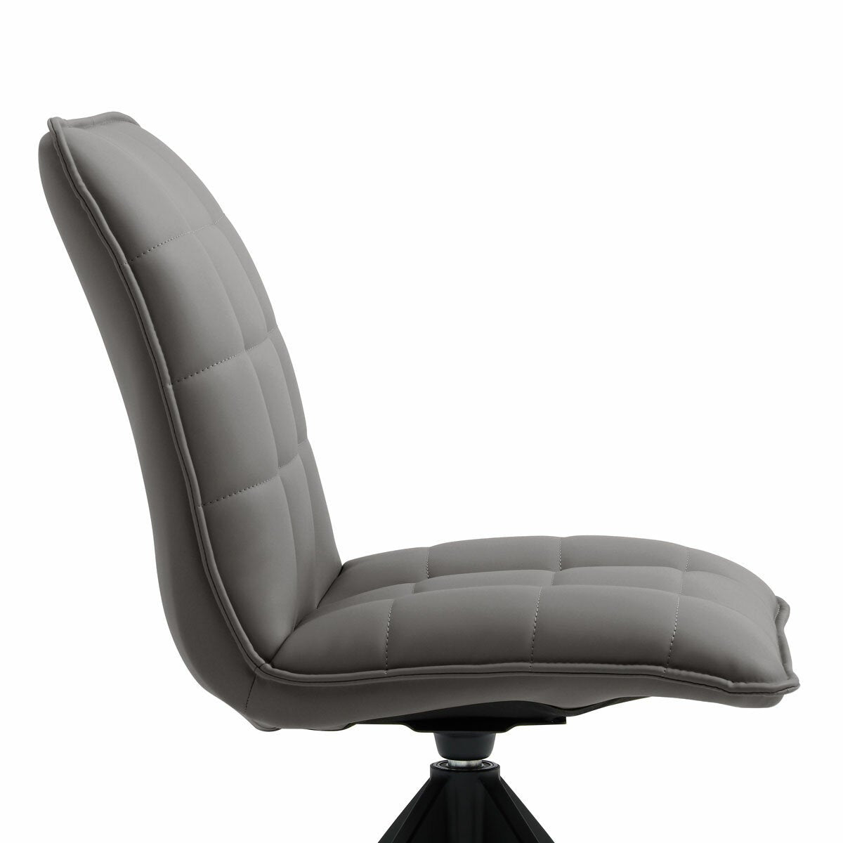 Indus Valley Skylar Grey Faux Leather Dining Chair, 2 Pack