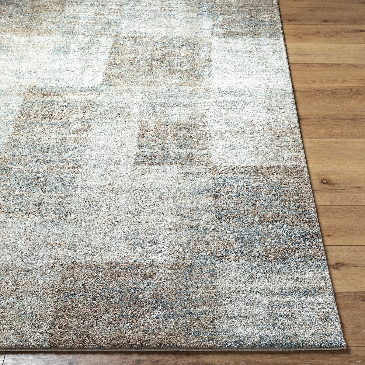 Livabliss Avellino Grey Check Rug, In 2 Sizes