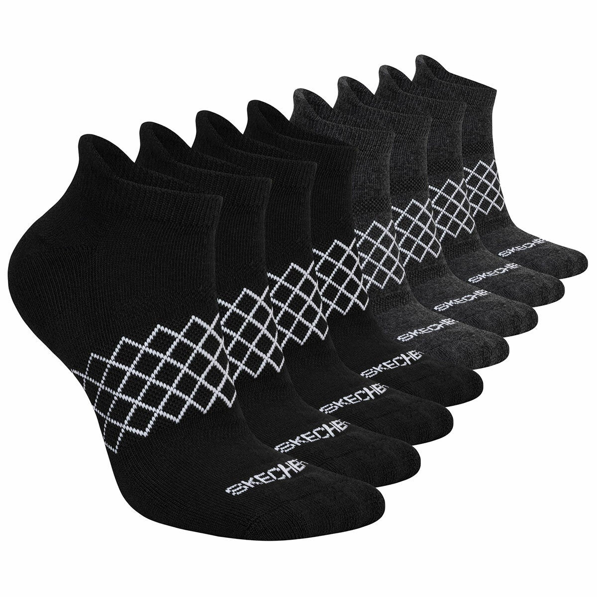 Skechers Women's No Show Sock 8 Pack