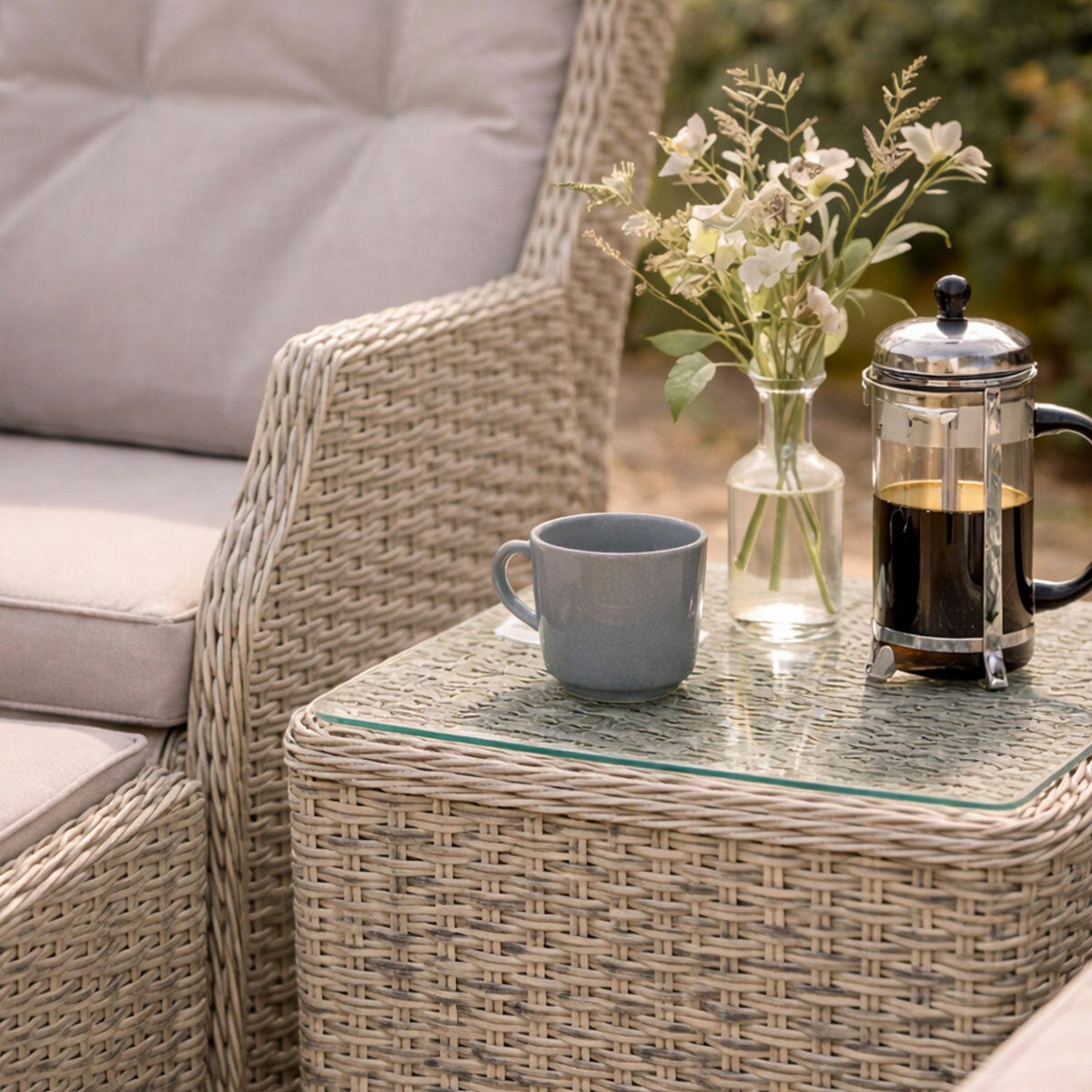 Bramblecrest Woodchester Reclining Sun Lounger - Set of 2