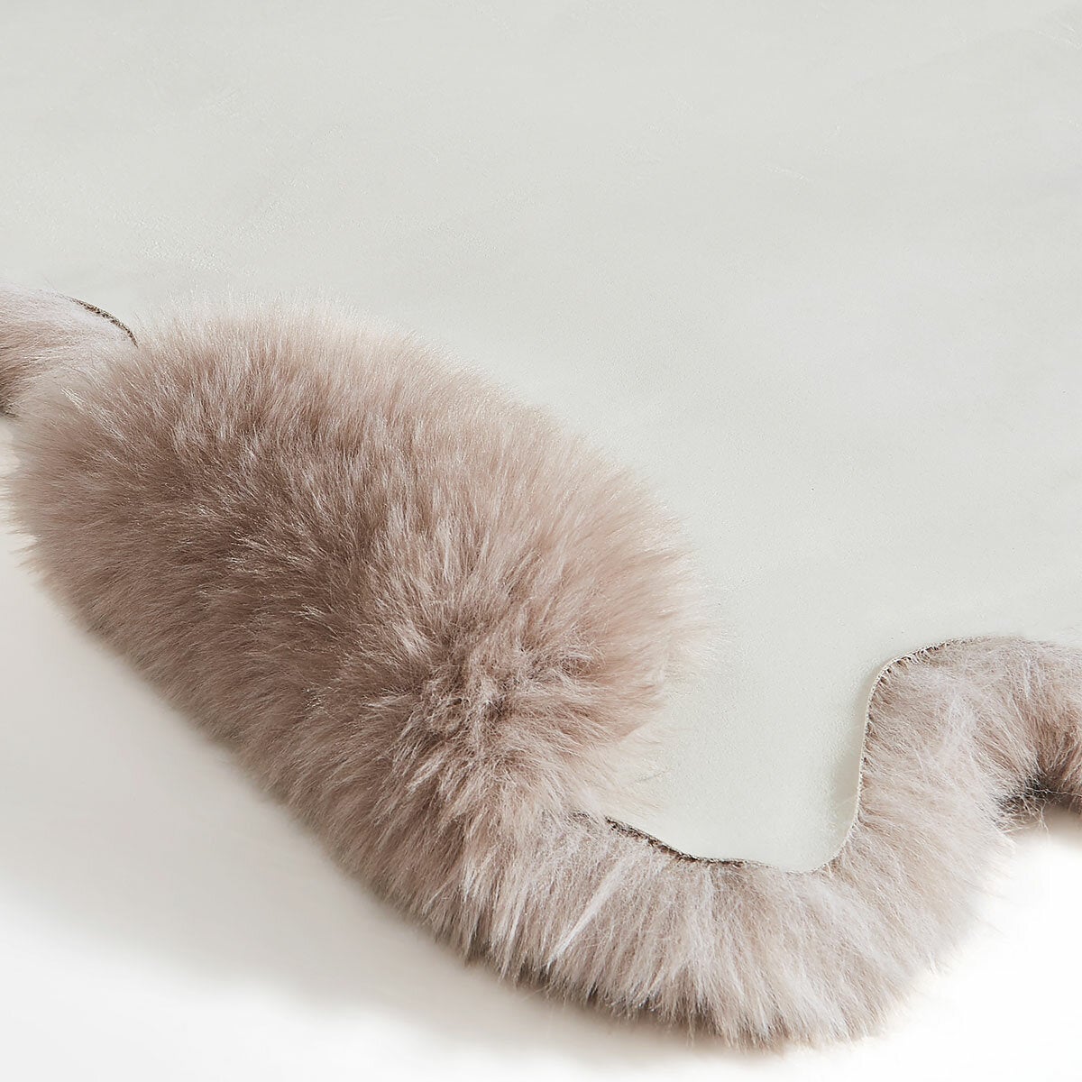 Mon Chateau Faux Fur Quad Rug In 3 Colours, 180 x 110 cm