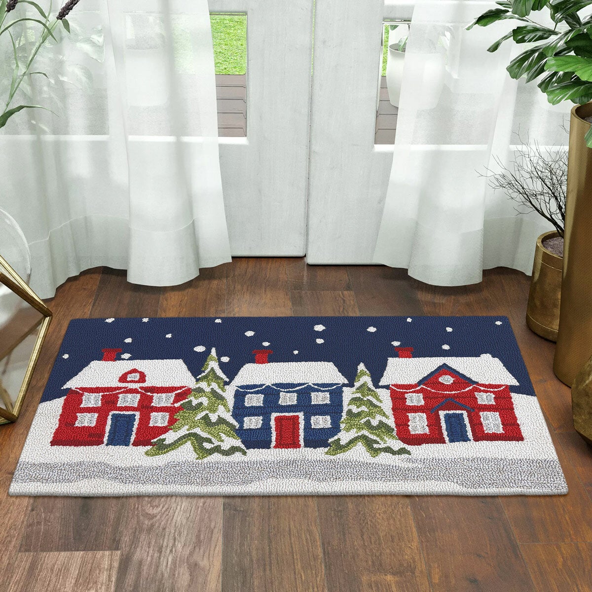 Devgiri Holiday Hook Mat In 4 Designs, 56 x 96 cm