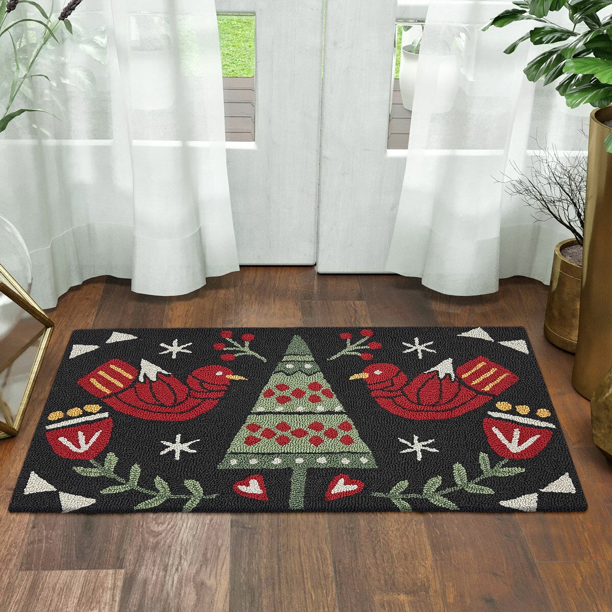 Devgiri Holiday Hook Mat In 4 Designs, 56 x 96 cm