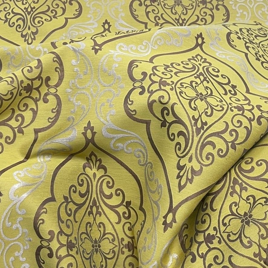 80m Wholesale Designer Damask Fabric Upholstery Sofa Seating Material 54" Green - Bull Ring Fabrics