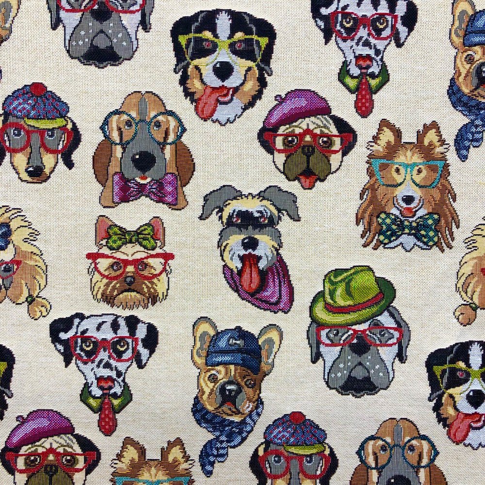 Animals & Floral Designer Tapestry Upholstery Furnishing Fabric - Bull Ring Fabrics